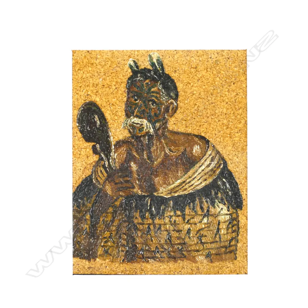 A pair of Maori Chief portraits Image 1++