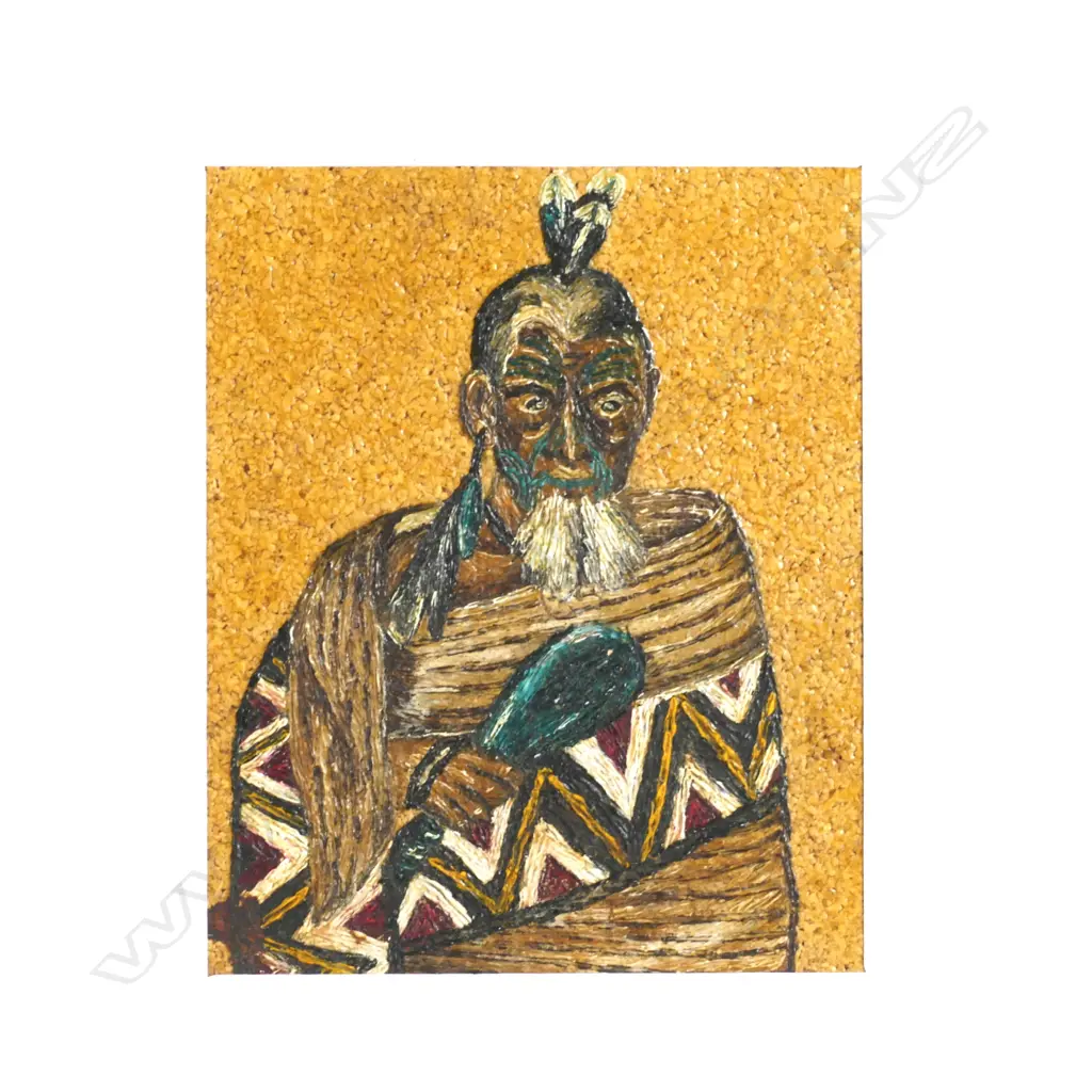 A pair of Maori Chief portraits Image 1++