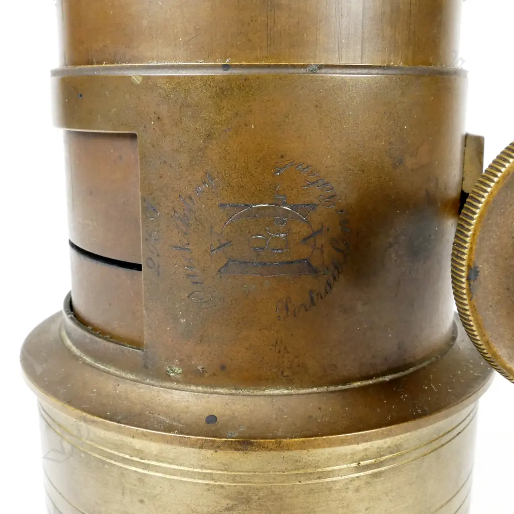 A c.1865 brass Gasc & Charconnet lens Image 1++