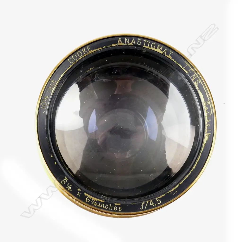 A brass Taylor-Hobson Cooke Anastigmat Series II lens Image 1++