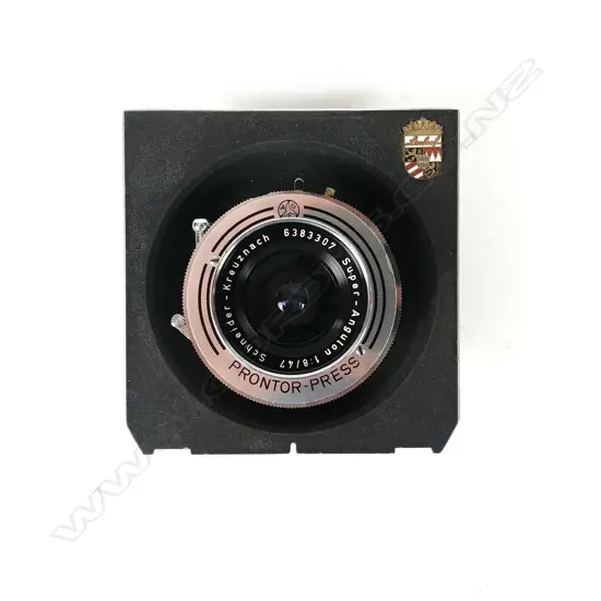 Three Schneider-Kreuznach lenses