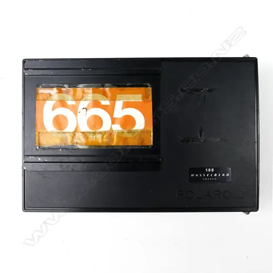 A Hasselblad 100 polaroid back