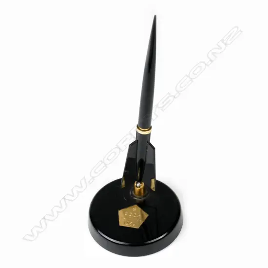 A rare 1961 Russian fountain pen and stand