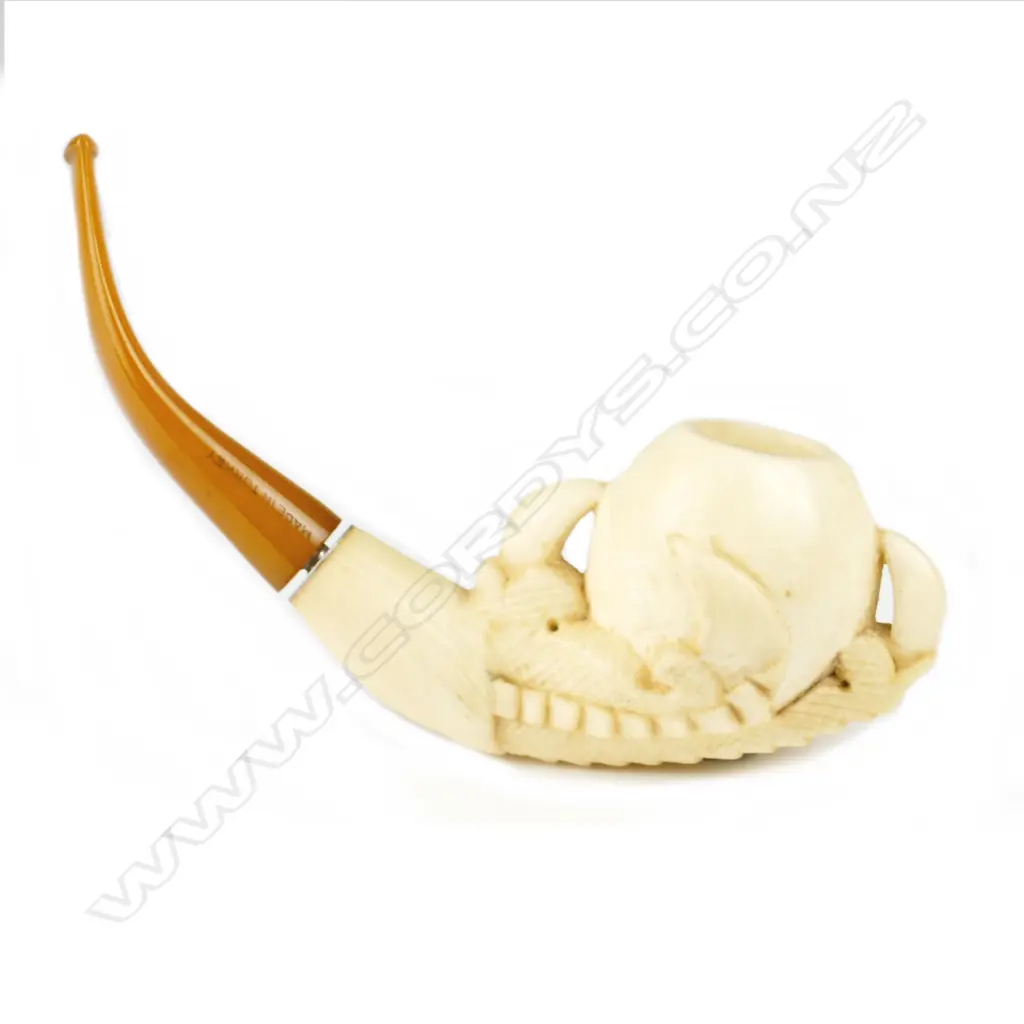 An old meerschaum and amber pipe Image 1++