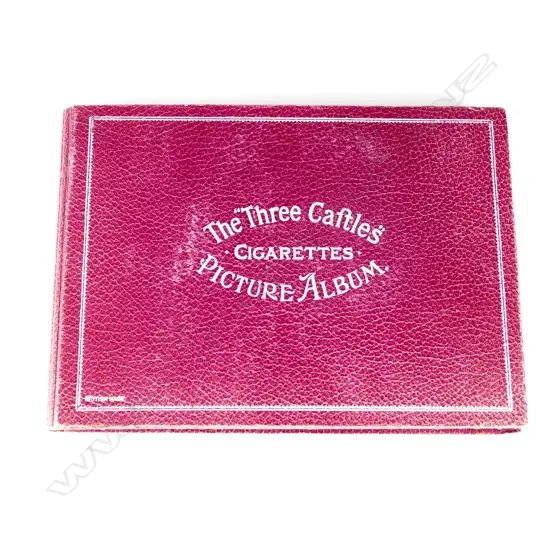 The 'Three Castles' cigarette card album
