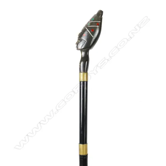 SWORD STICK    AFRICAN HEAD