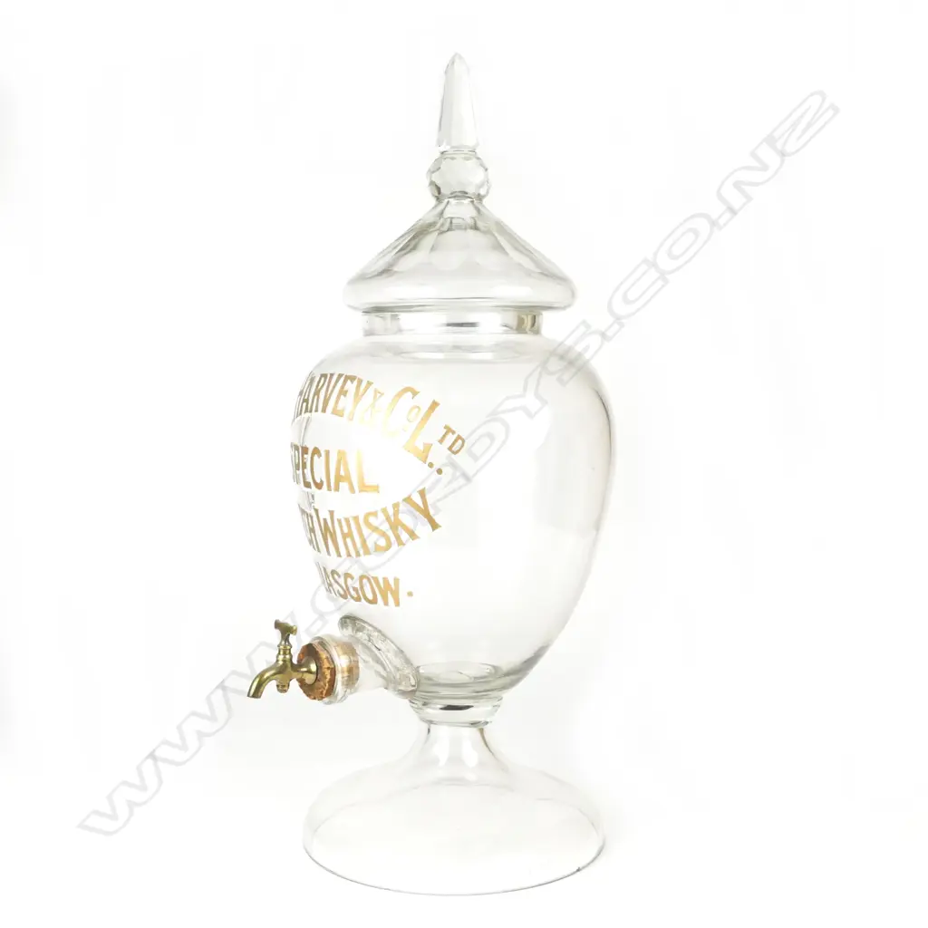 An Edwardian large bar top 'J. & R. Harvey & Co. Ltd Special Scotch Whisky Image 1++