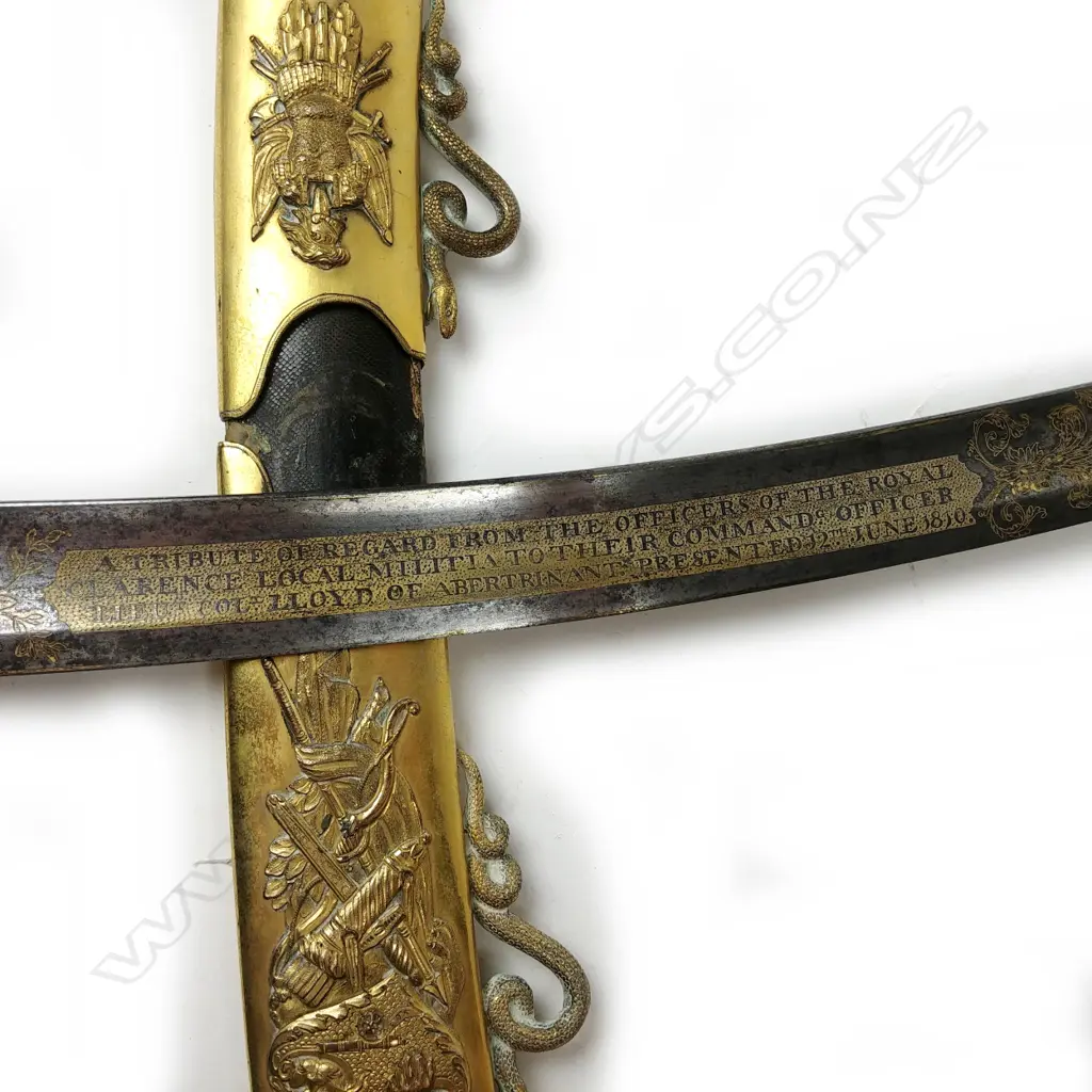 A George III presentation sword Image 1++