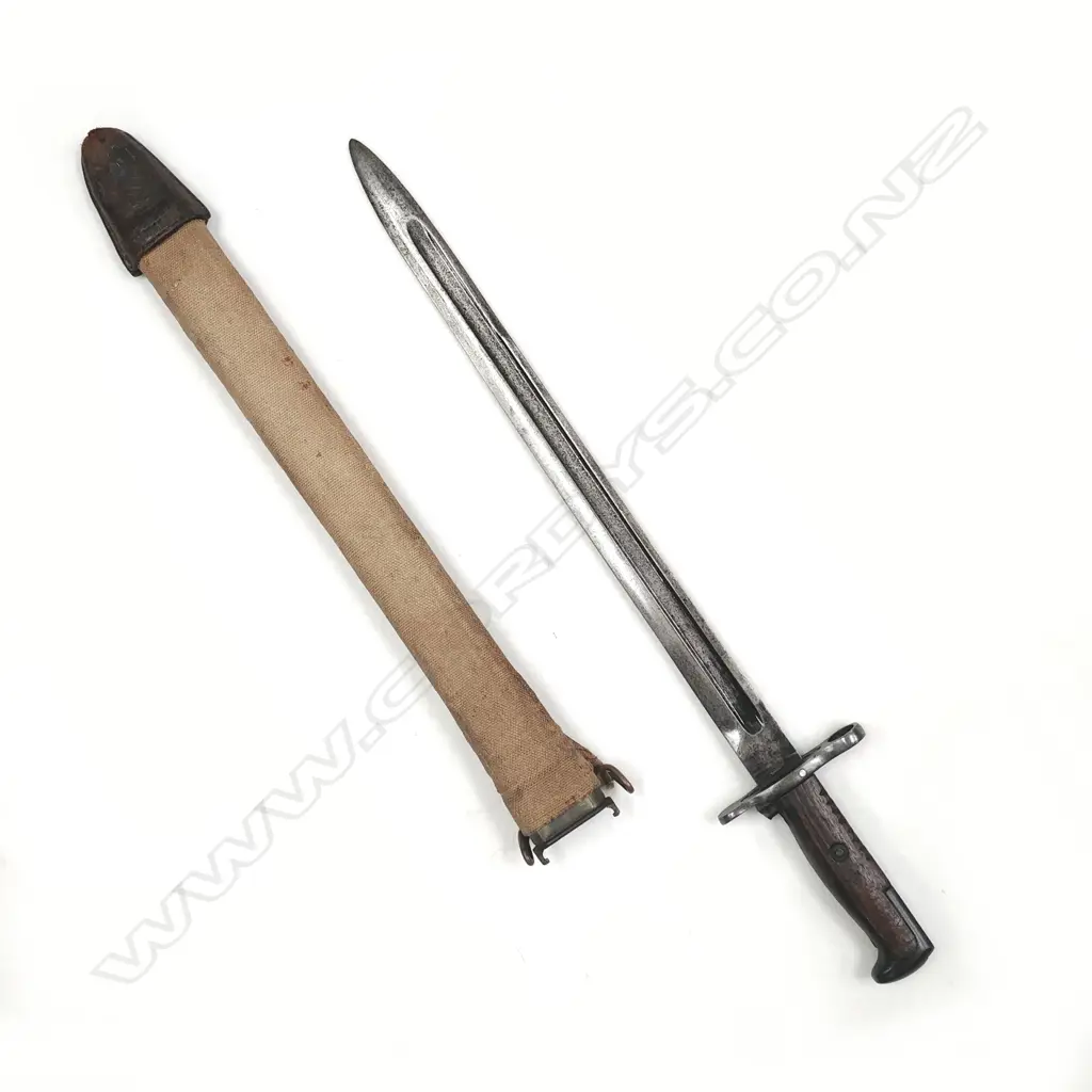 A U.S. Model 1905 bayonet in scabbard Image 1++
