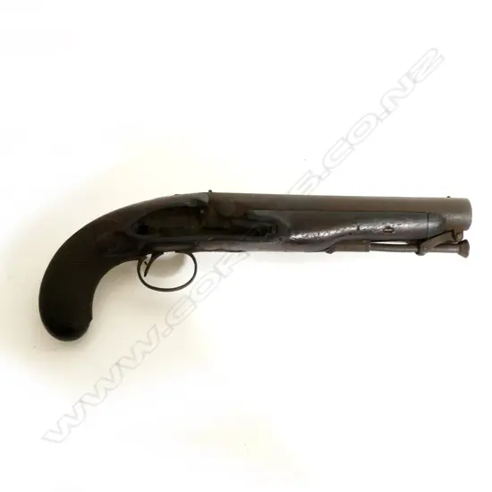 An c.1820 English percussion ‘manstopper’ military or coaching pistol