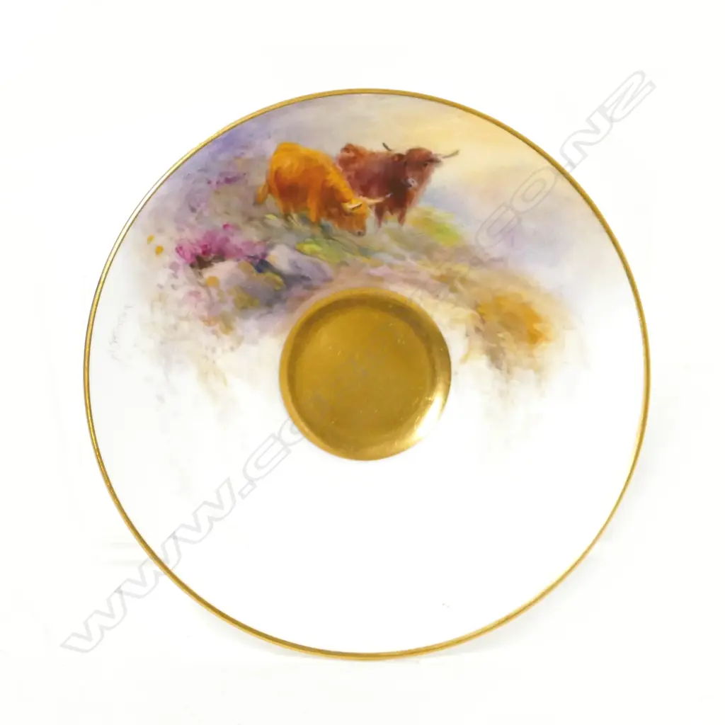 A Royal Worcester demitasse cup and saucer Image 1++
