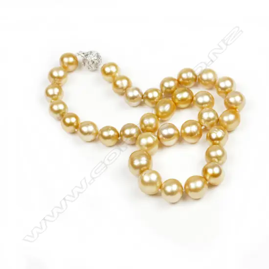A South Sea pearl necklace