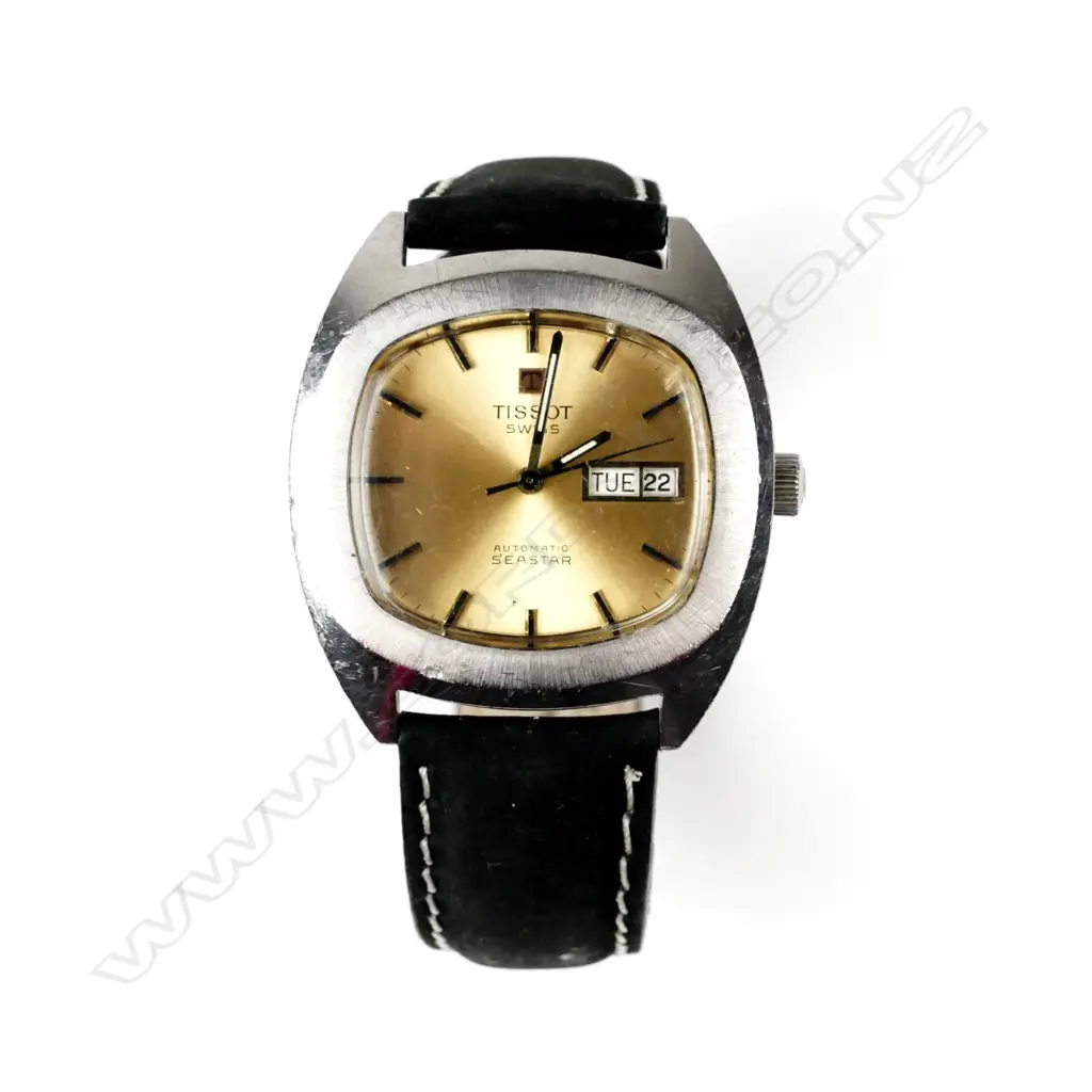 A gent's 1980s Swiss Tissot Seastar wristwatch Image 1++