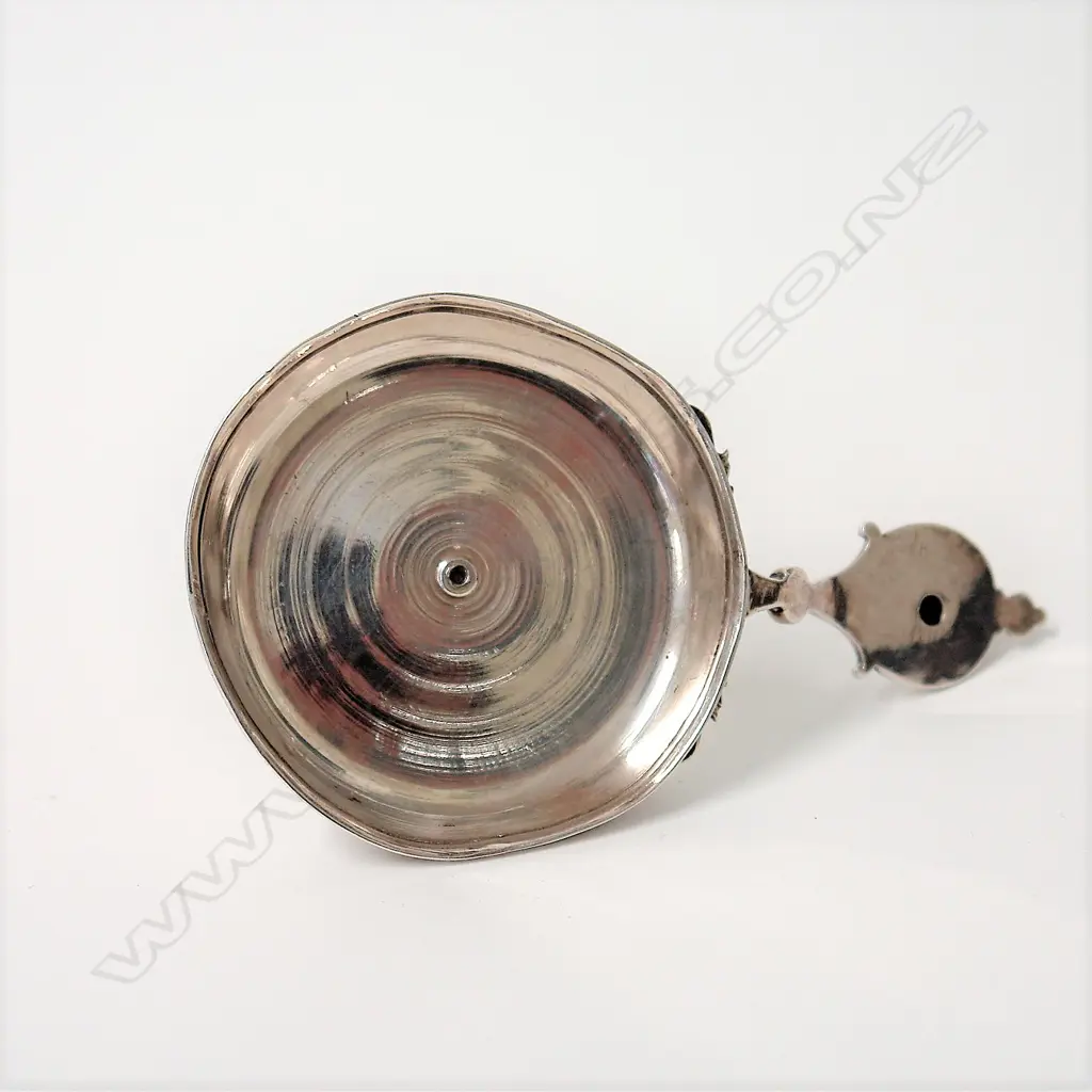 A rare Queen Anne silver taper stick Image 1++