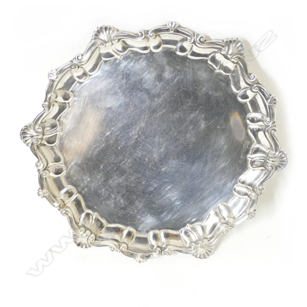 An early 1900s Irish silver salver Image 1++