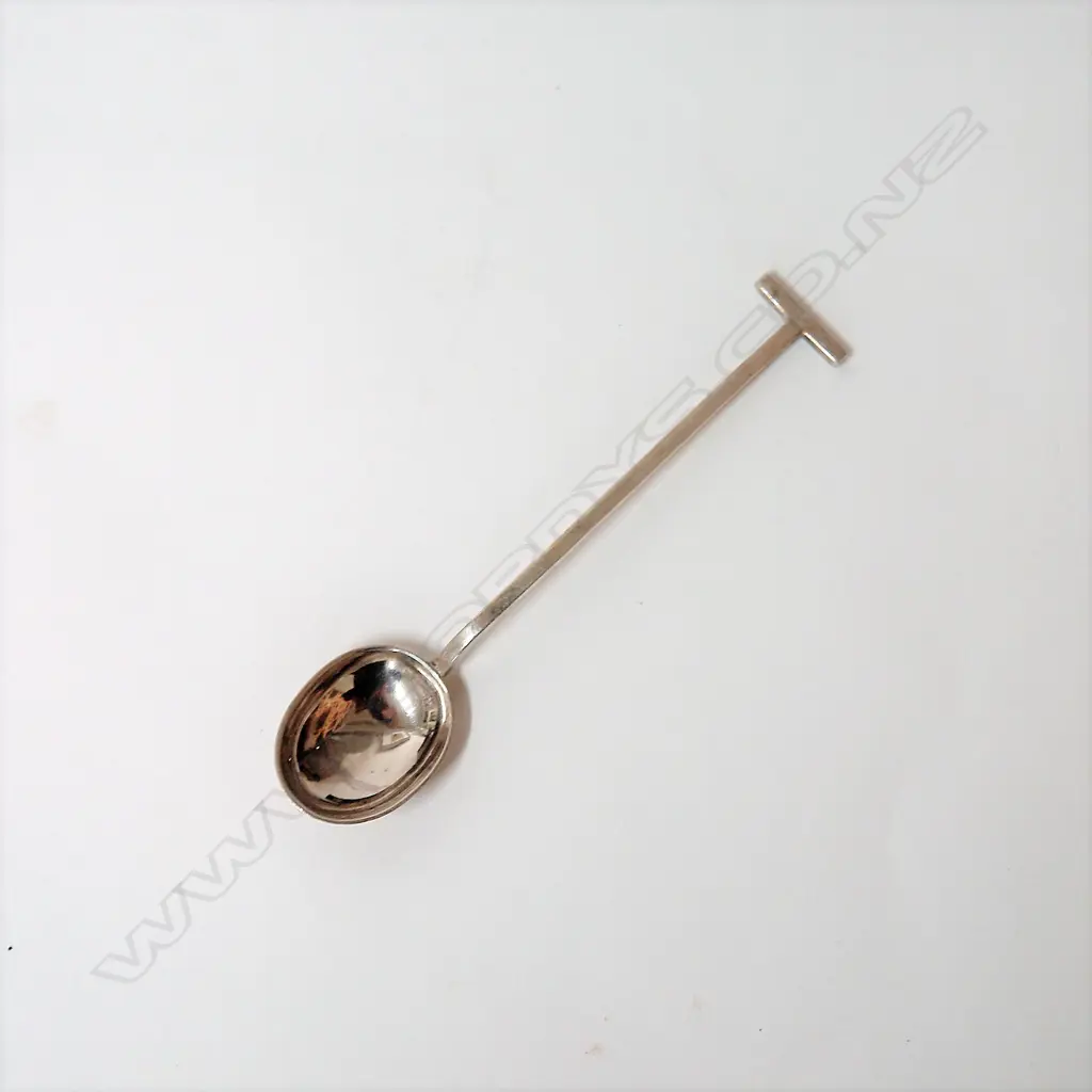 A set of six N.Z. colonial silver coffee spoons by W. Good of Gisborne Image 1++