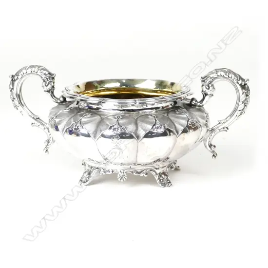 A George IV silver sugar bowl