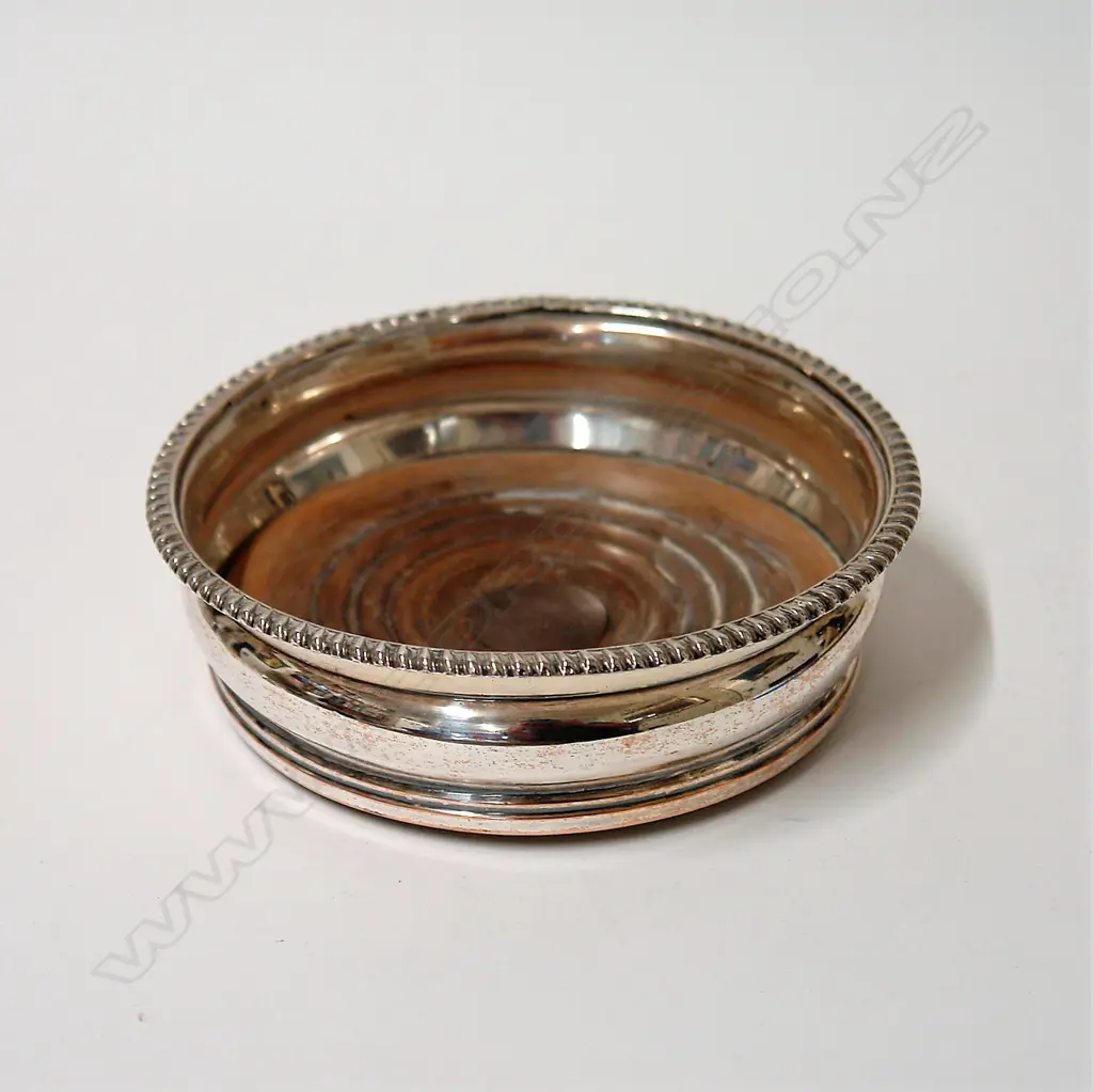 A 19thC Old Sheffield Plate wine coaster Image 1++