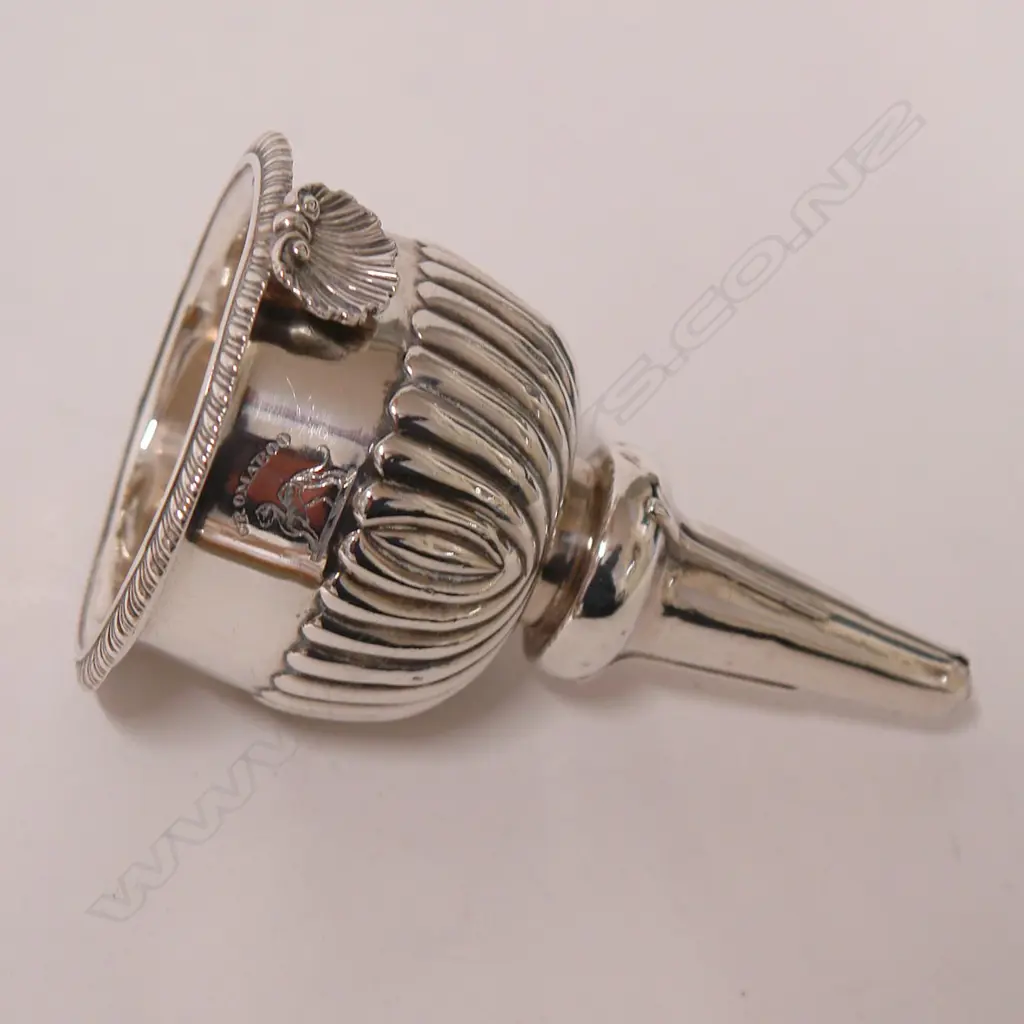 A George III silver wine funnel Image 1++