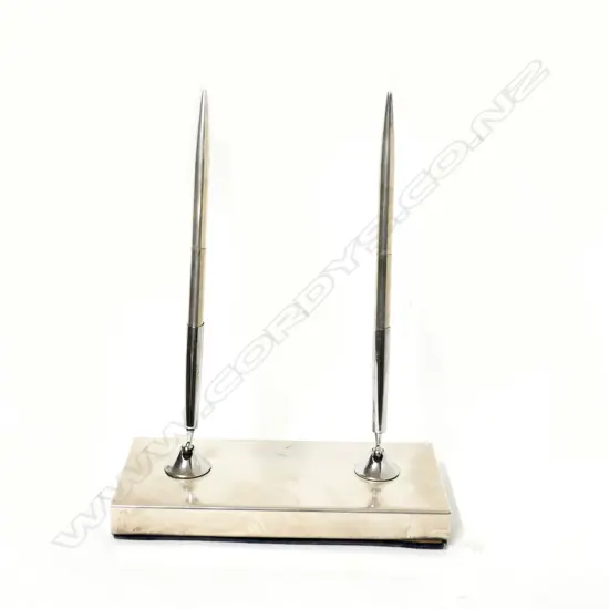A Tiffany & Co. silver desk set