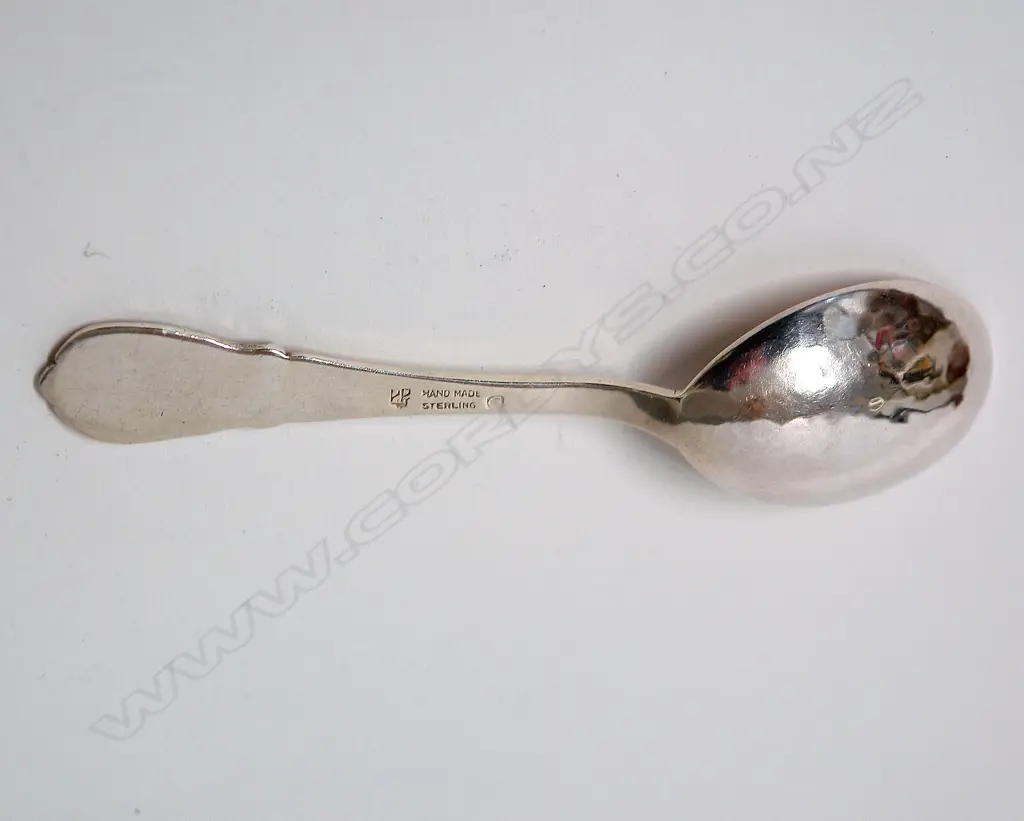 Carl Paul Petersen modernist silver 'Wild Berry' jam spoon Image 1++