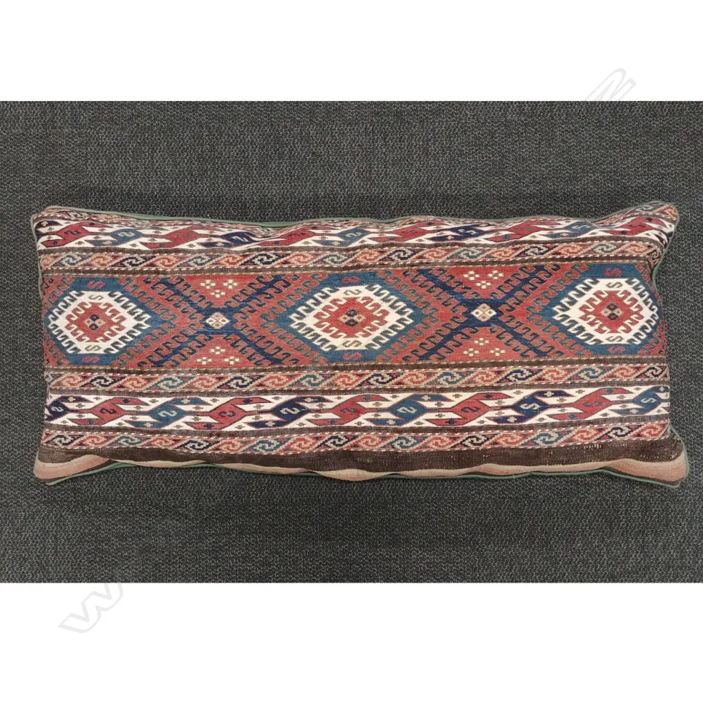 SHAHSAVAN KILIM CUSHION 950x400 W/ CERT. Image 1++
