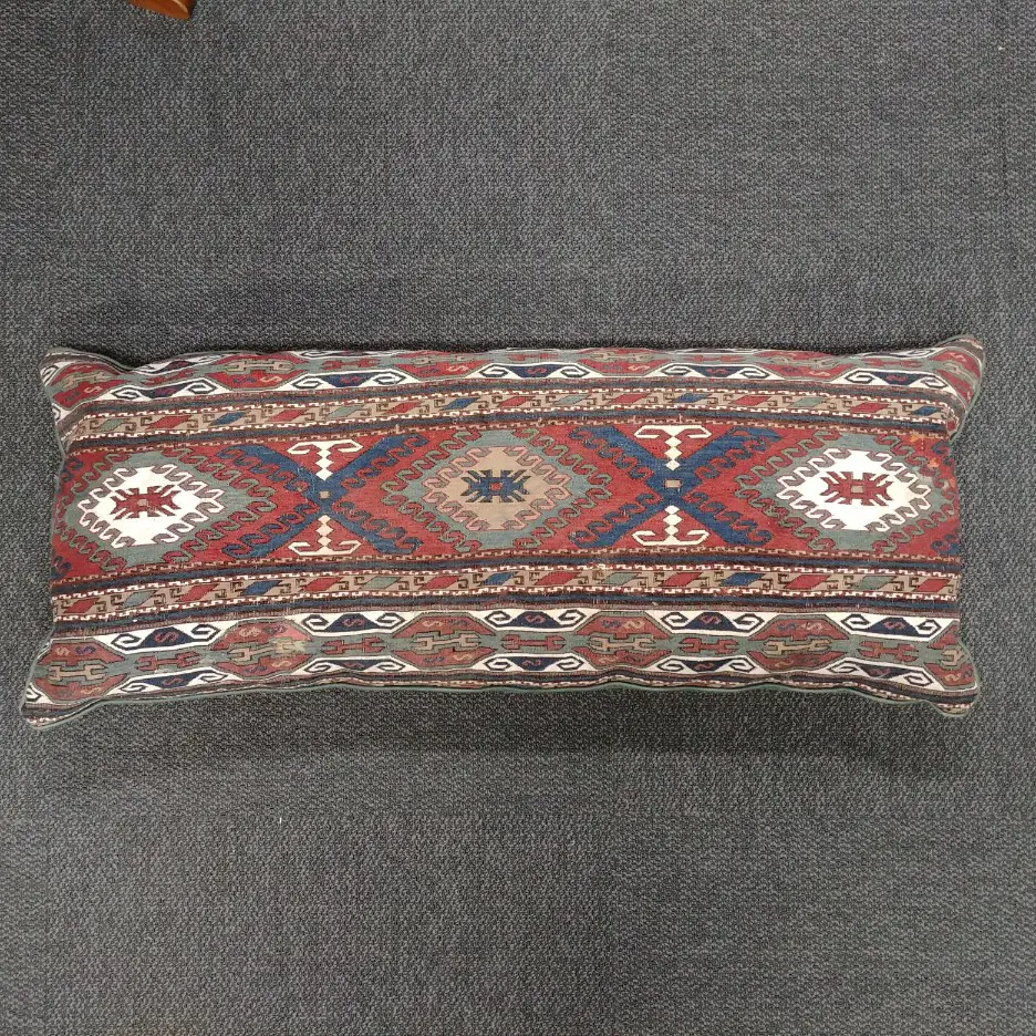 A large old Turkish Shahsavan kilim cushion Image 1++