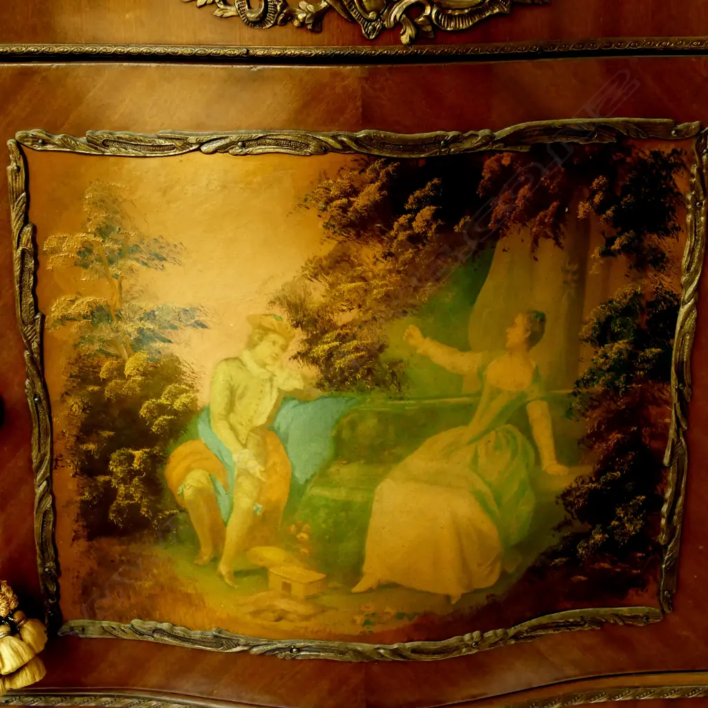 A French style marble top cabinet Image 1++