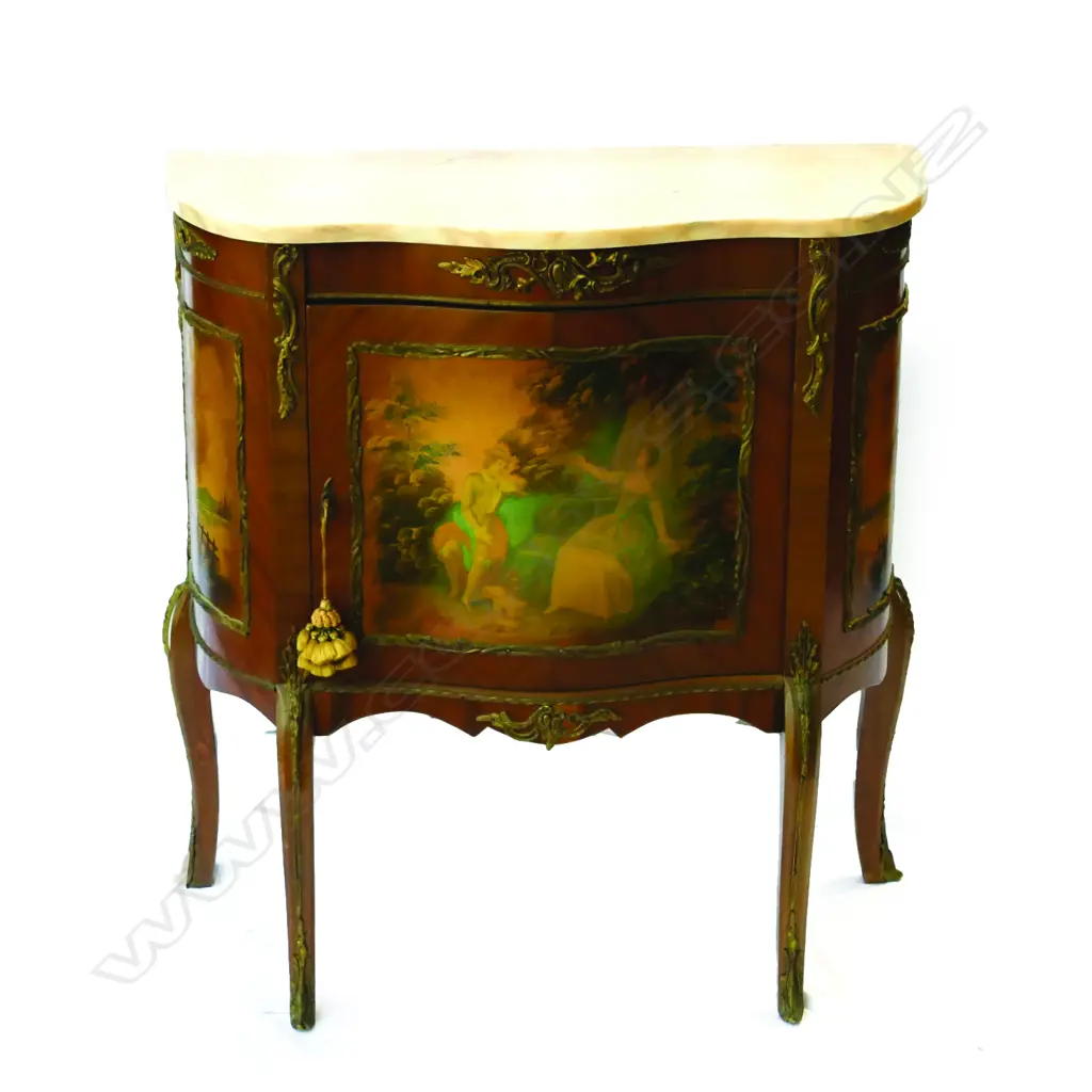 A French style marble top cabinet Image 1++