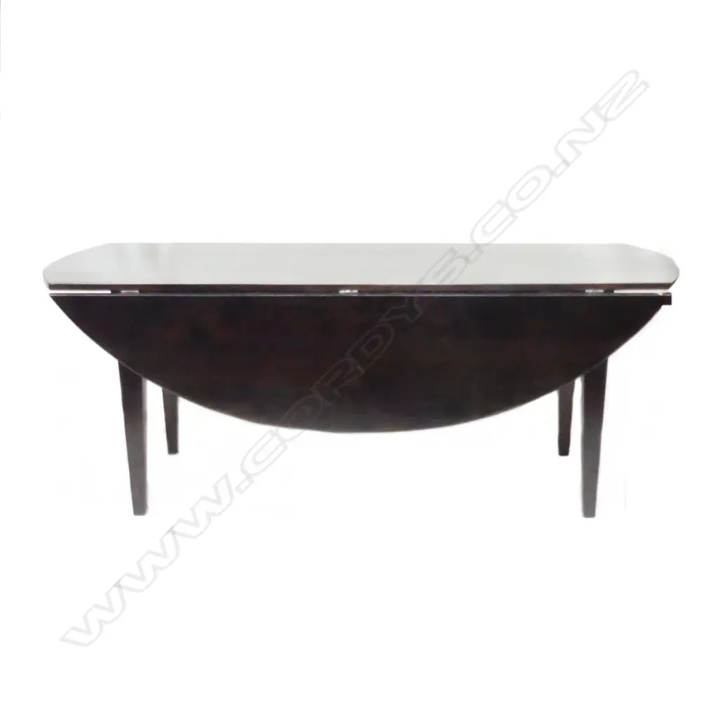 A large French walnut drop-leaf table Image 1++