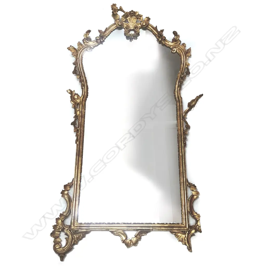 A 19thC French overmantel mirror Image 1++