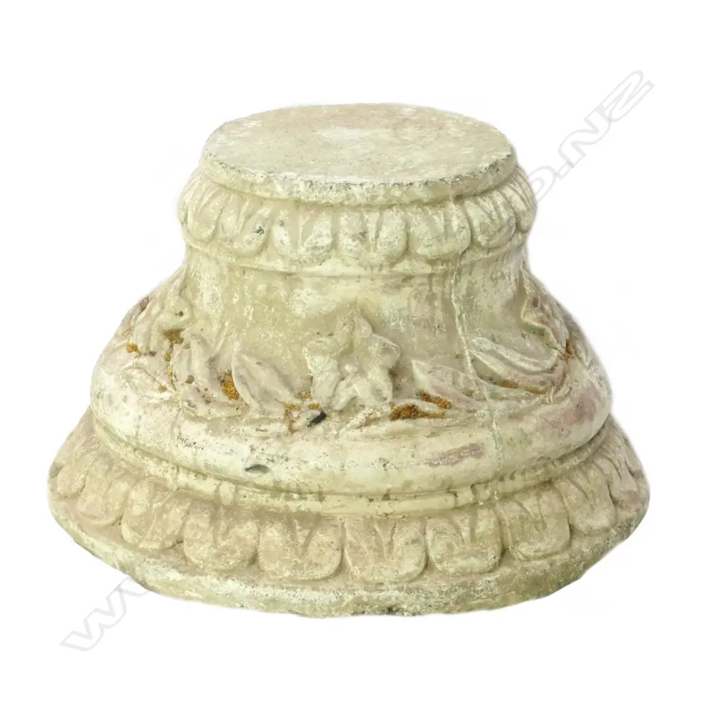 A large concrete outdoor garden urn base Image 1++