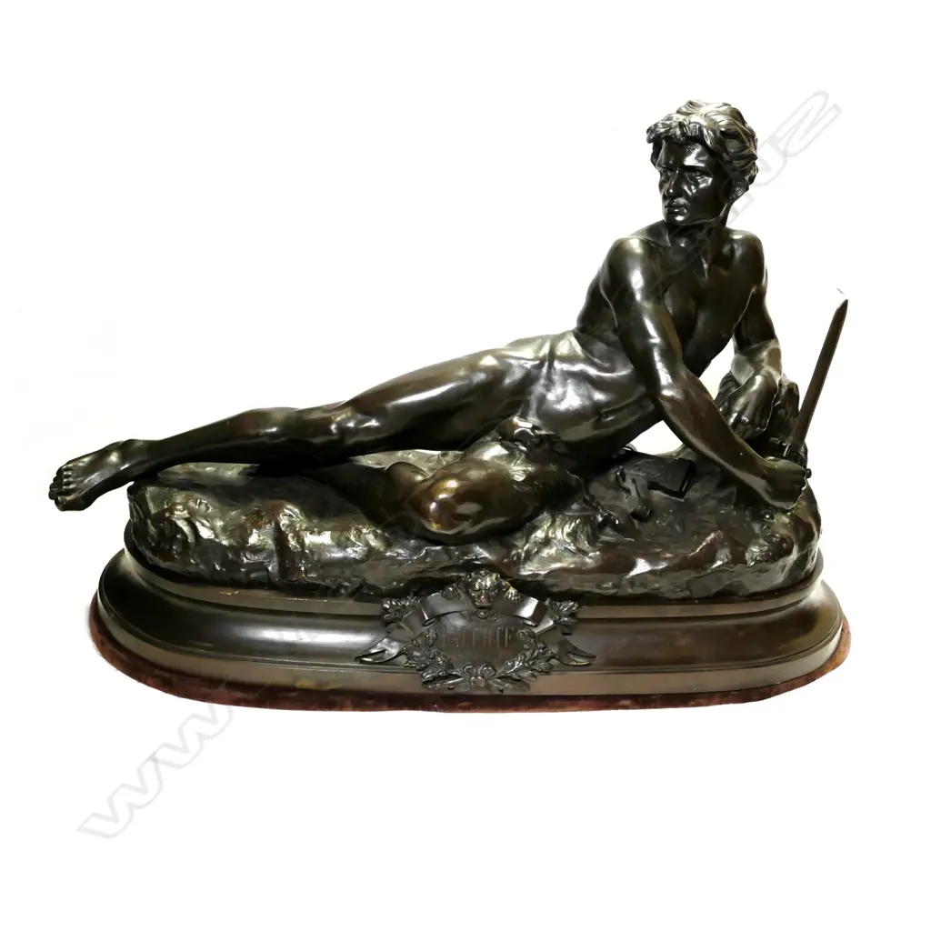 A large old bronze sculpture Image 1++