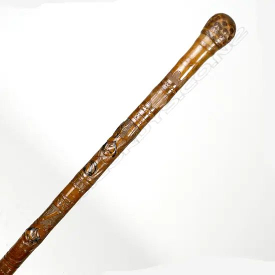 A Japanese bamboo walking stick