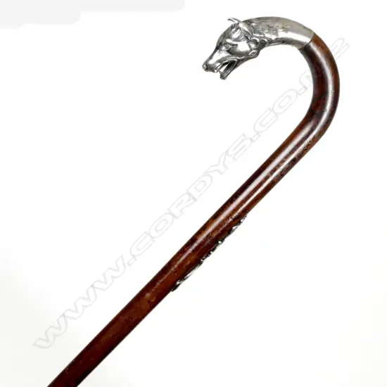 A rosewood walking stick