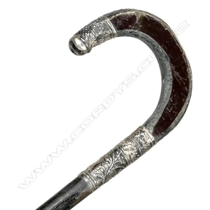 A vintage black walking cane Image 1++