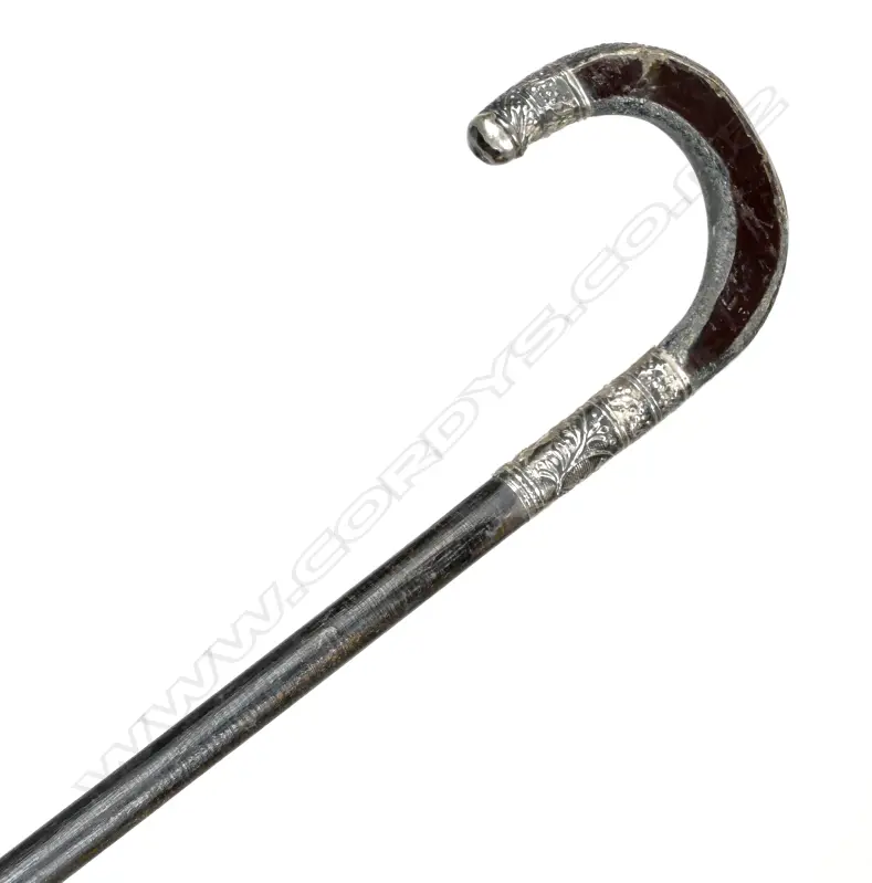 A vintage black walking cane Image 1++