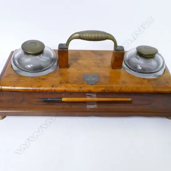 A New Zealand timber desk stand