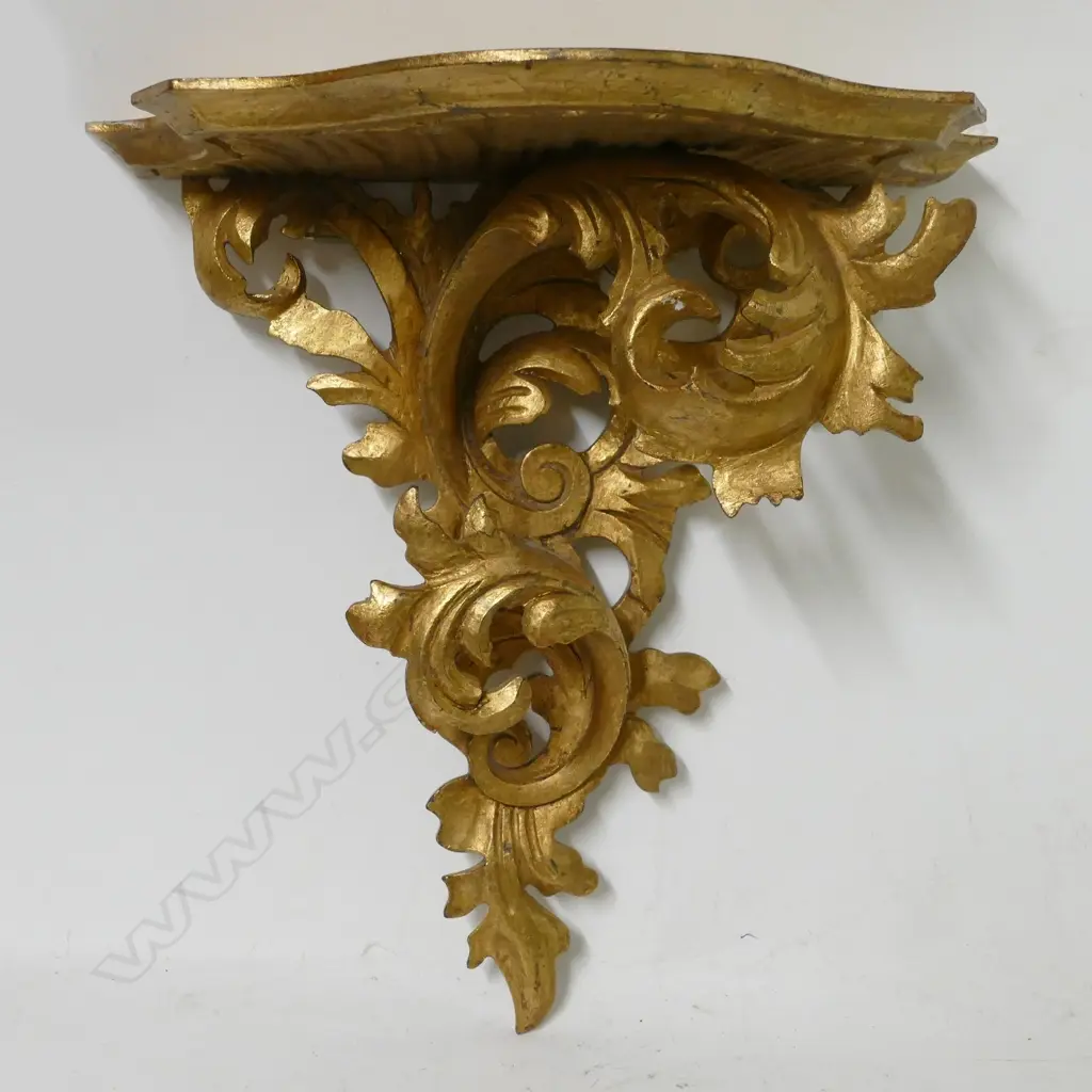 PR OF GILT WALL BRACKETS Image 1++