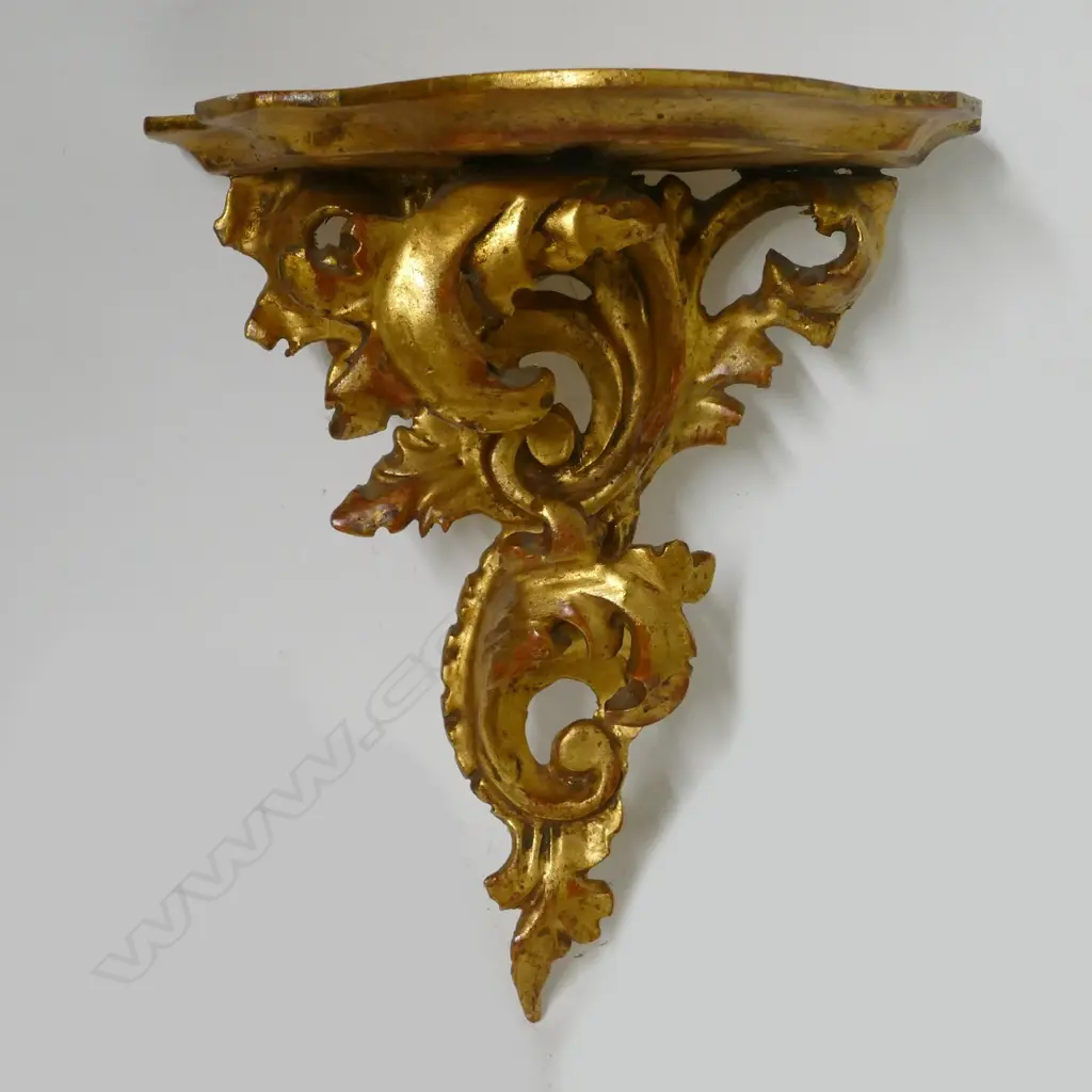3 GILT WALL BRACKETS Image 1++