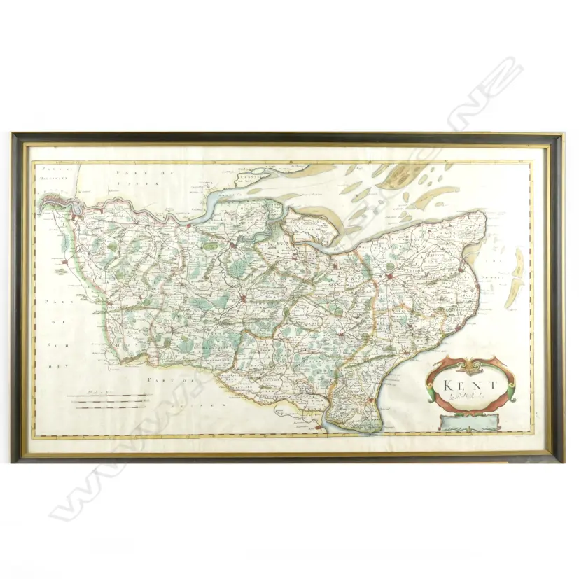 An 18thC map of Kent Image 1++