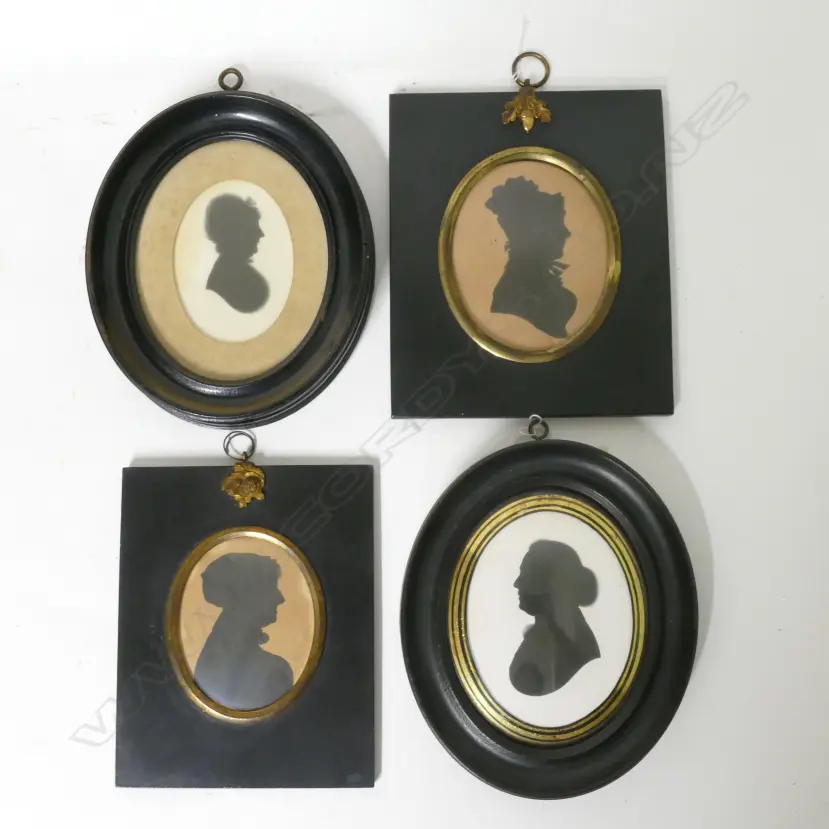 Four old silhouettes Image 1++