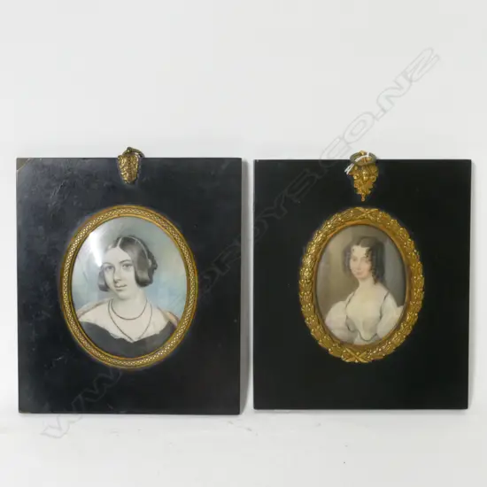 Two 19thC portrait miniatures