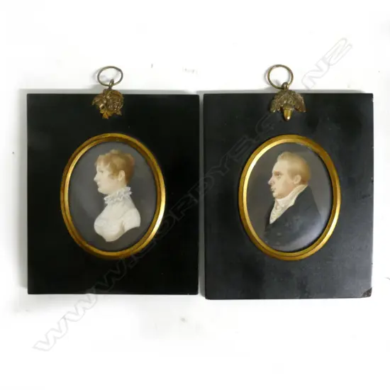 Two portrait miniatures