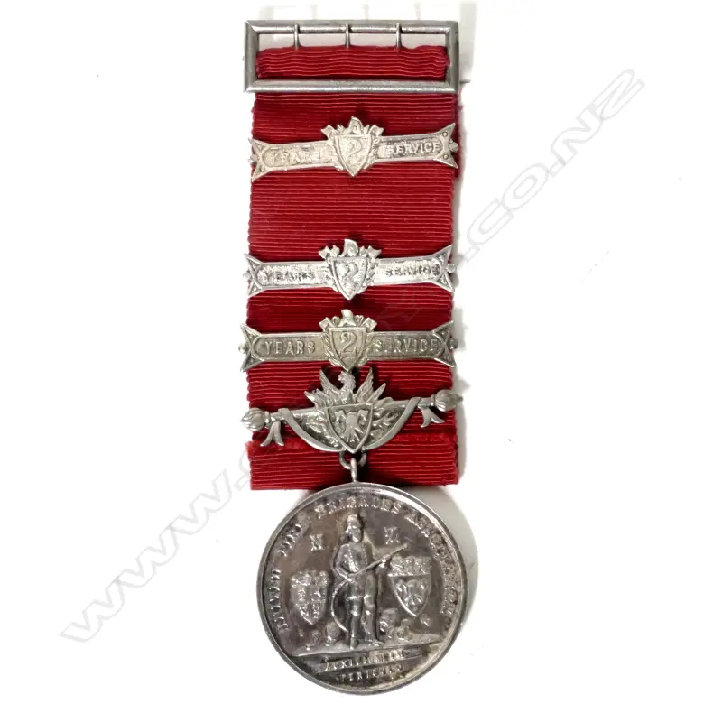 A United Fire Brigade's Assn. long service medal Image 1++