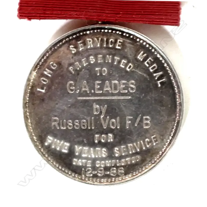 A United Fire Brigade's Assn. long service medal Image 1++