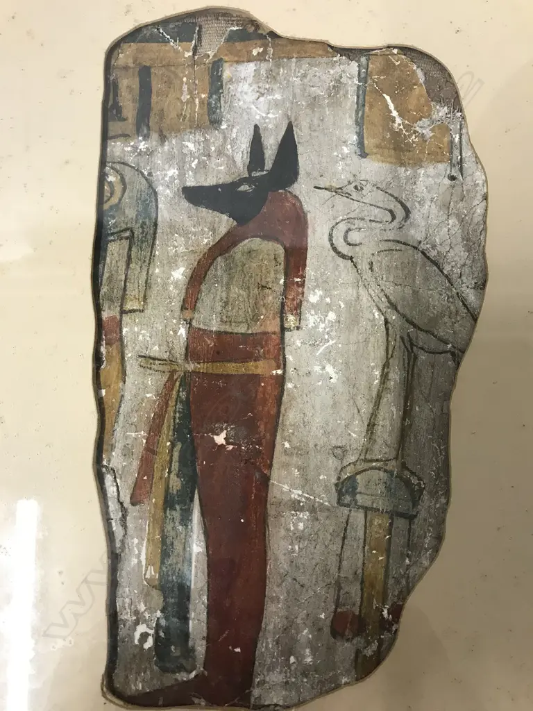 A fragment of ancient Egyptian cartonnage Image 1++