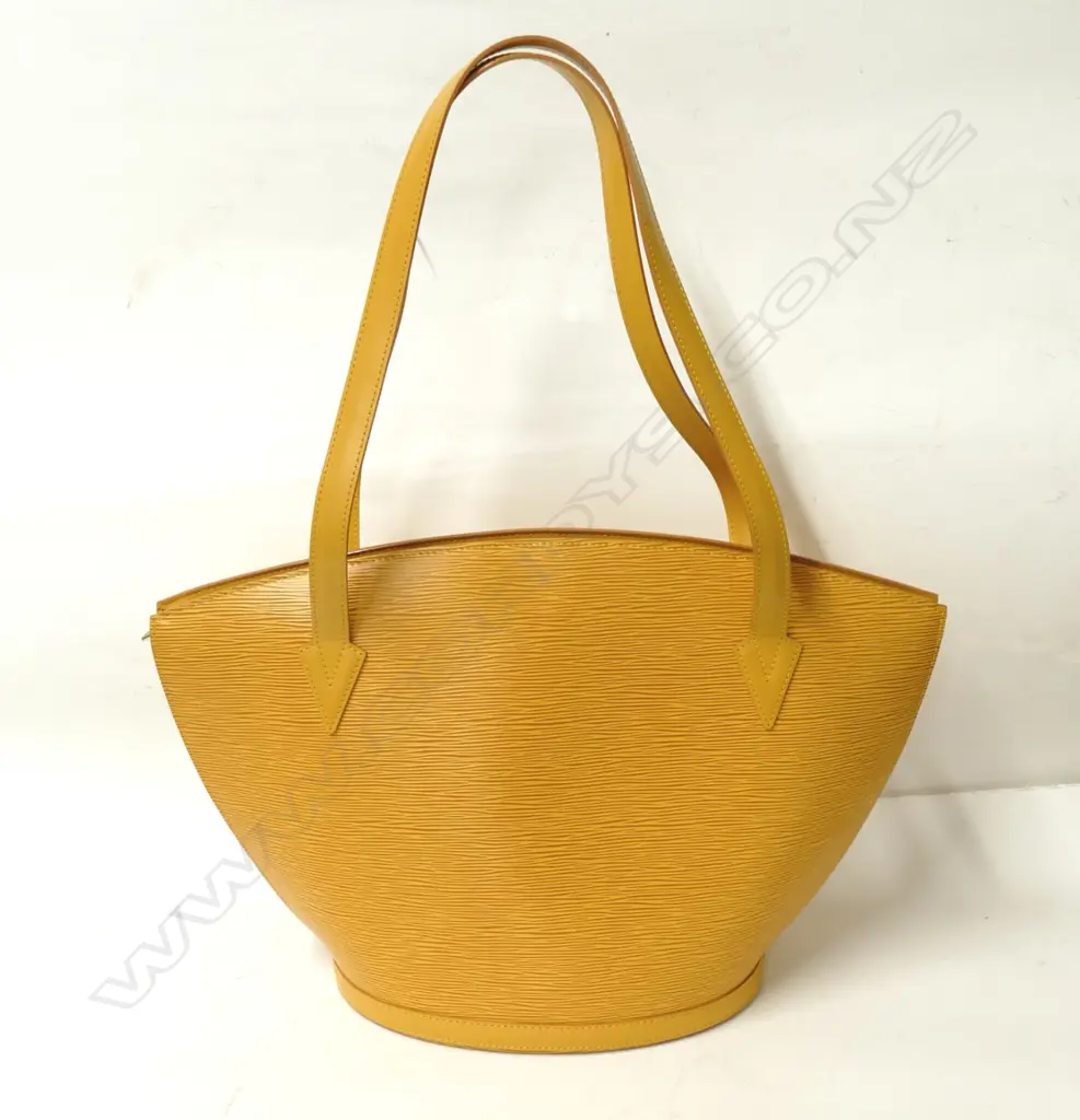 An authentic pre-owned Louis Vuitton Tassil Yellow Epi-Leather Jasmine handbag Image 1++