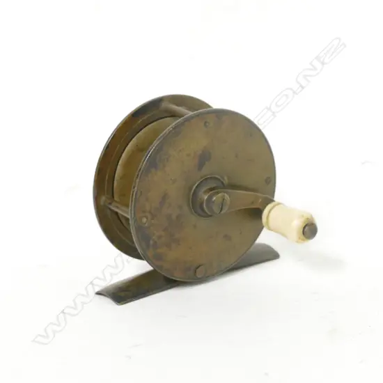A 2½" brass crack wind reel