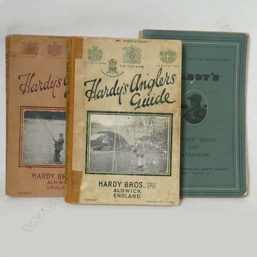 Three vintage Hardy's 'Anglers' Guides' Image 1++